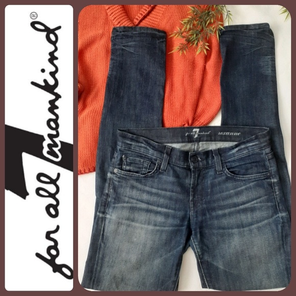 7 FOR ALL MANKIND ~ Skinny Denim Jeans | 26 - Picture 8 of 8